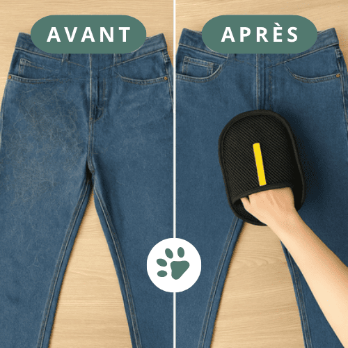 Gant magique anti-poil EasyGroom