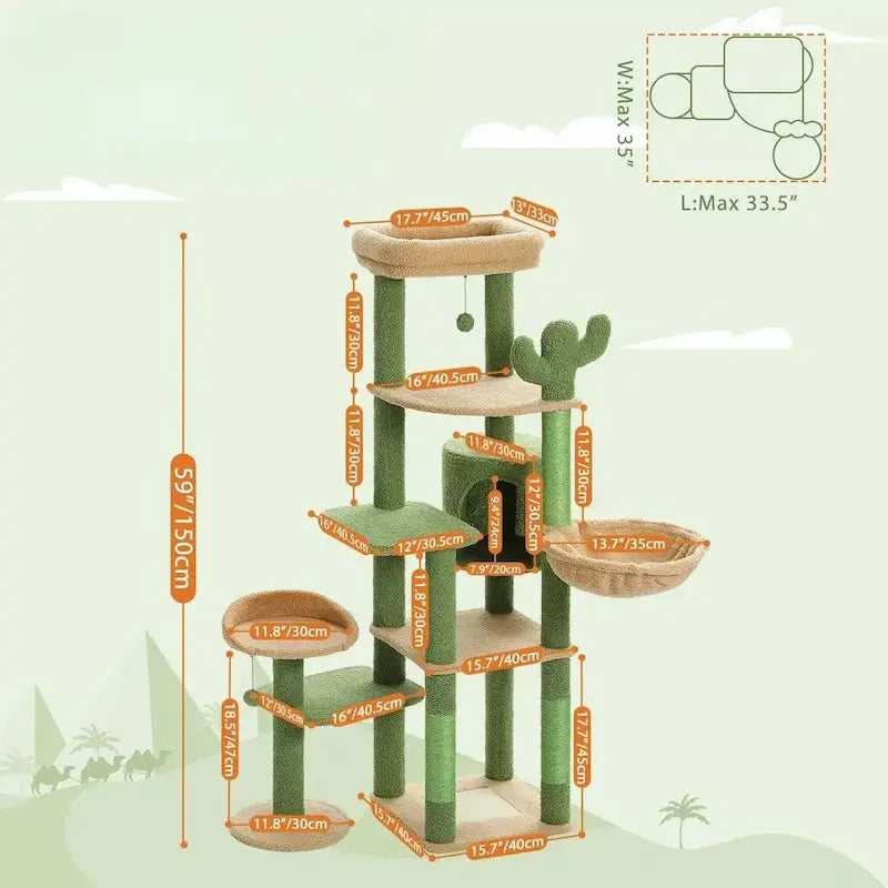 Arbre à chat pour grand chat - Ultra stable | Felimax