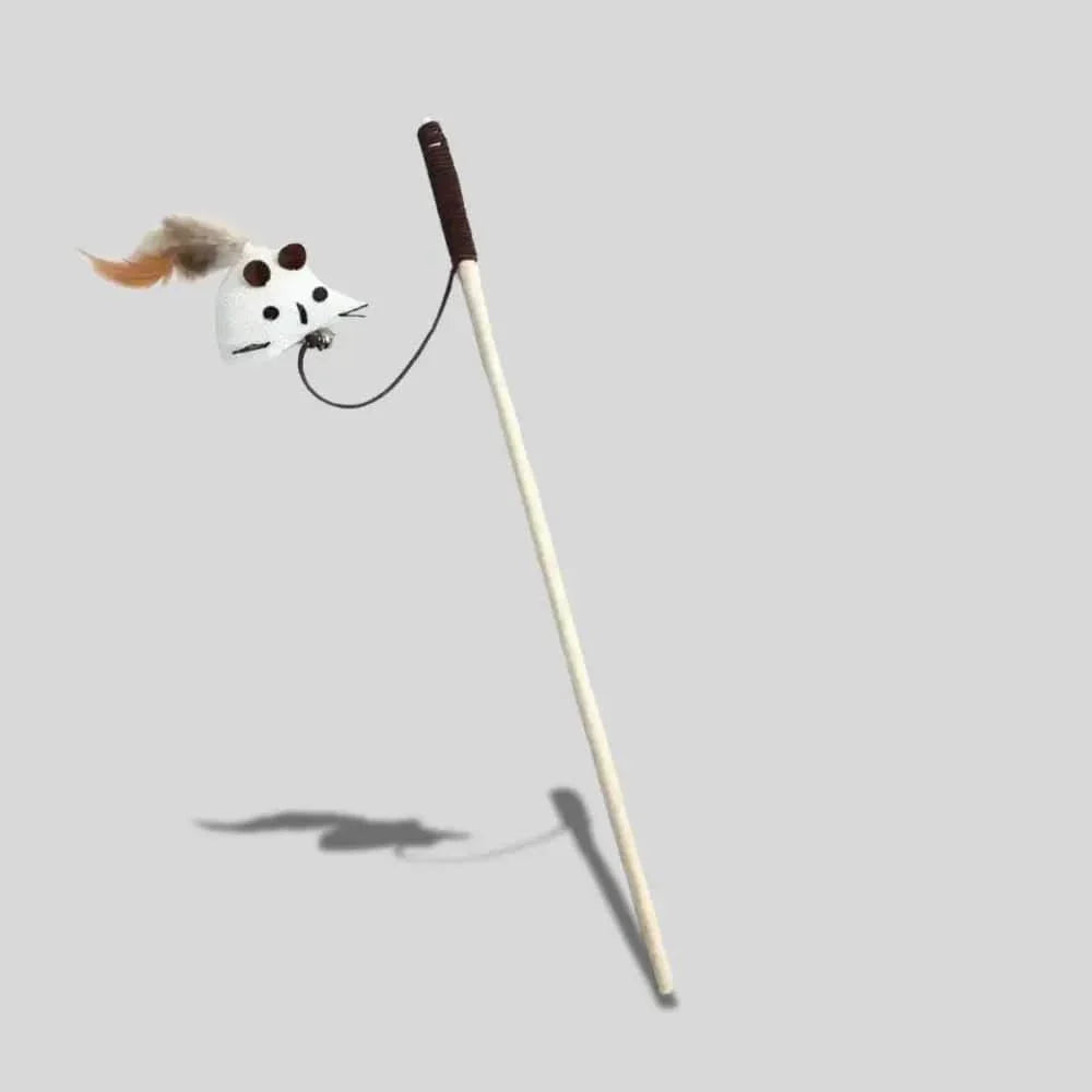 Baguette magique chat en bois - Griffe d'Amour