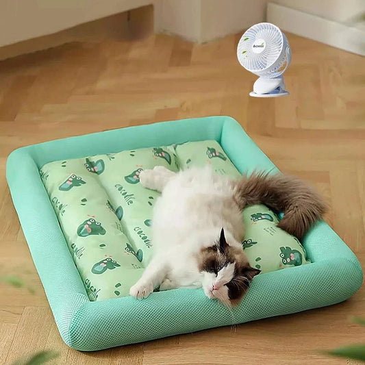 Coussin rafraichissant chat - Fraîcheur Instantanée