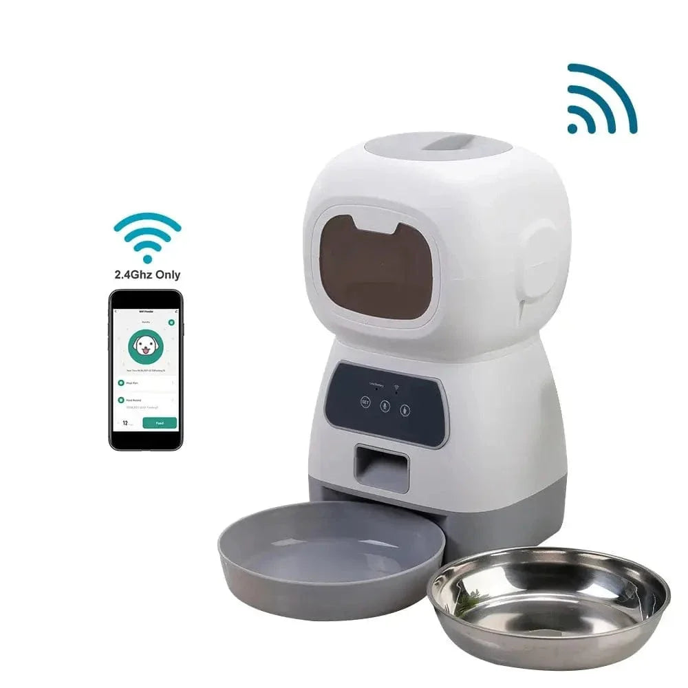 Distributeur croquettes pour chat - Programmable par Wifi