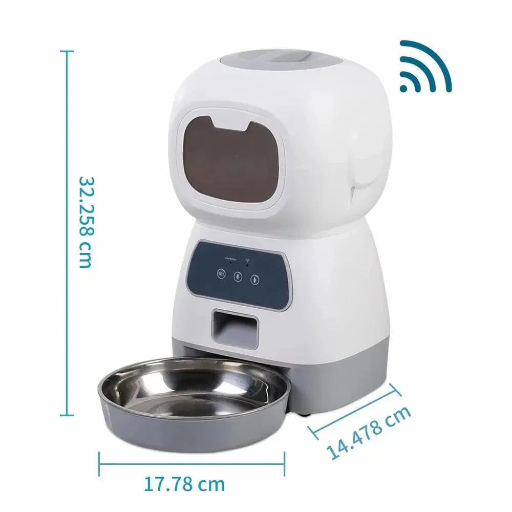 Distributeur croquettes pour chat - Programmable par Wifi