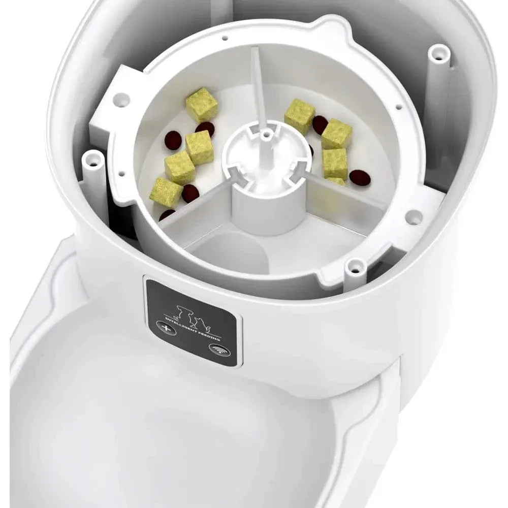 Distributeur de croquettes intelligent pour chat