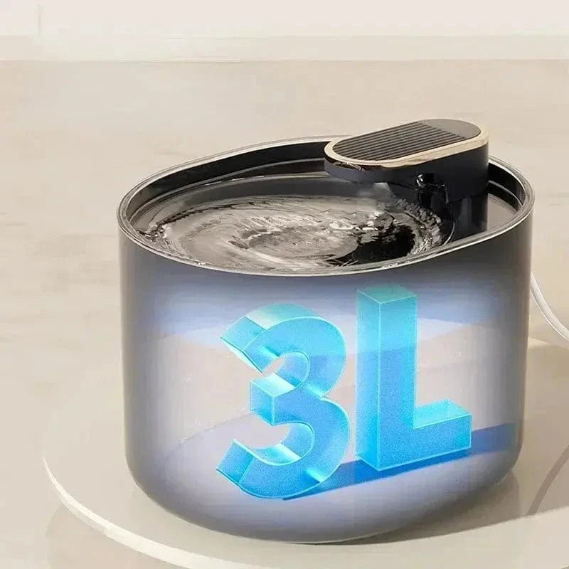 Fontaine à eau chat 3L - Eau fraîche et filtré