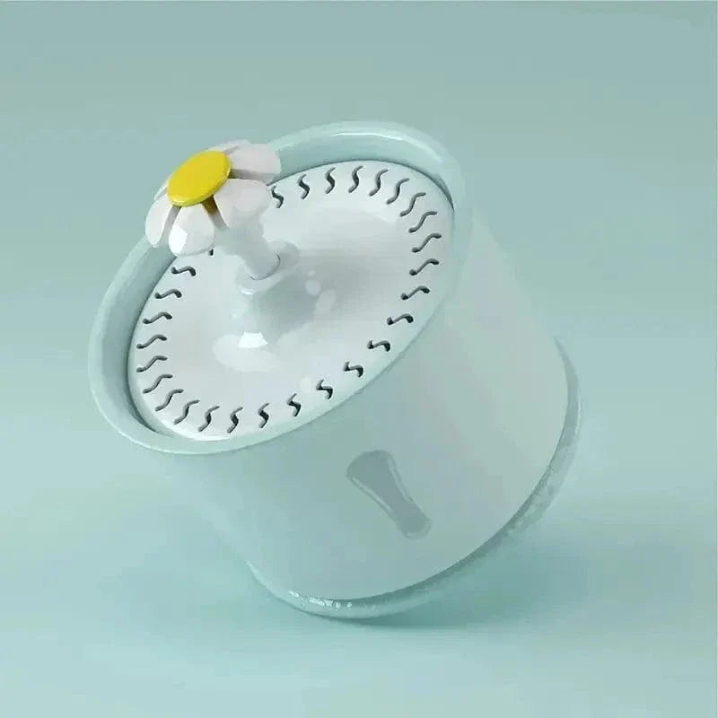 Fontaine à eau chat fleur - Griffe d'Amour