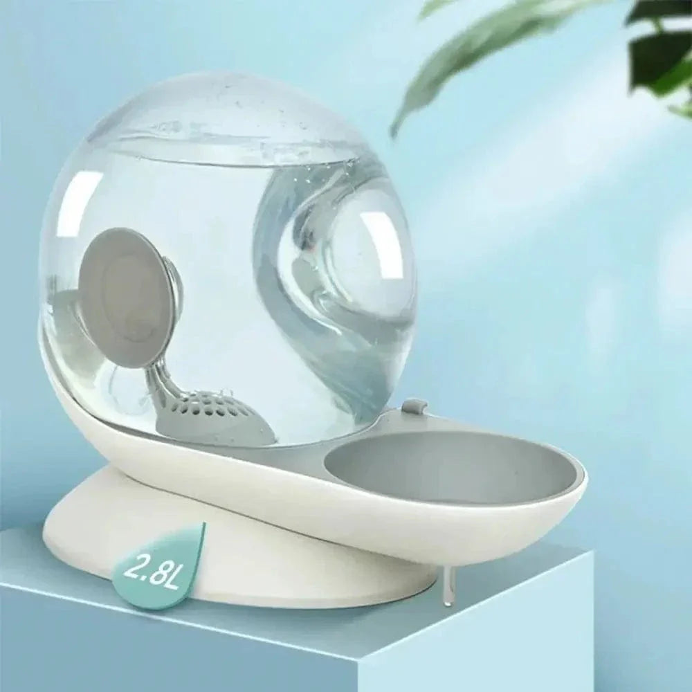 Fontaine à eau pour chat escargot - Encourage l'hydratation