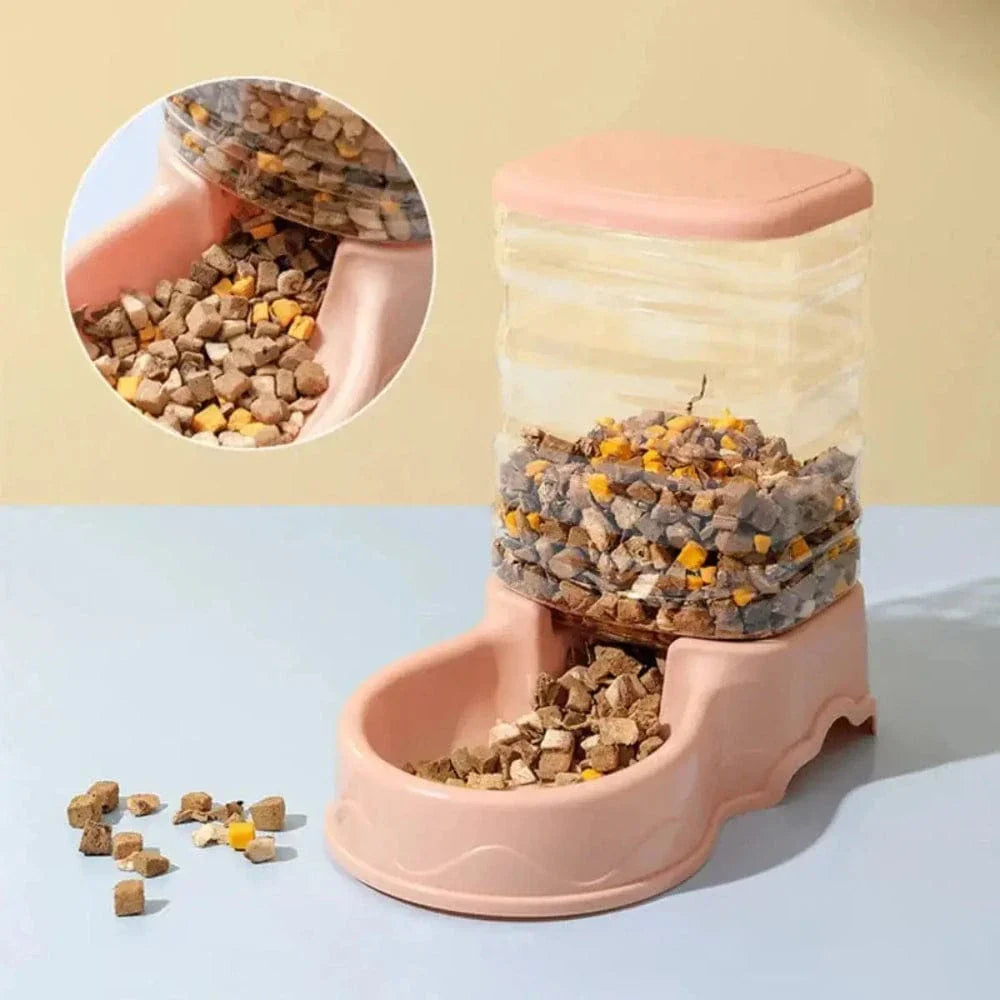 Gamelle pour chat avec distributeur automatique