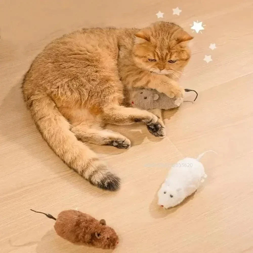 Souris pour chat interactive - Stimule l'instinct de chasse