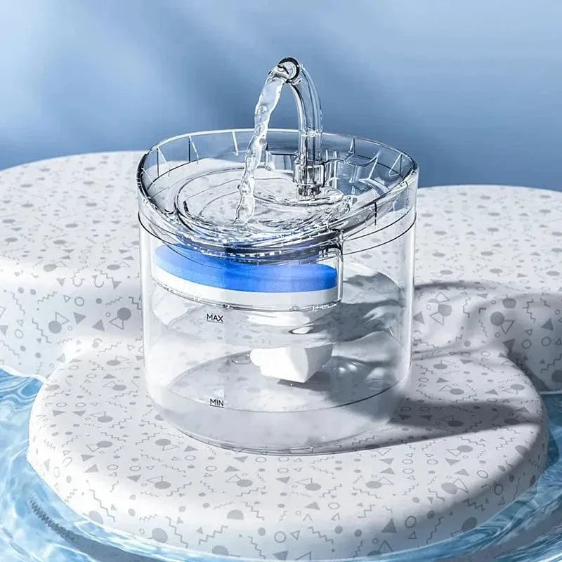 Fontaine chat 2L design avec capteur - Hydratation intelligente