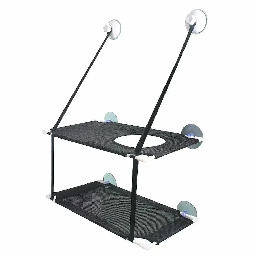 Hamac double pour chat - Repos en hauteur, 2 niveaux spacieux Griffe d'Amour