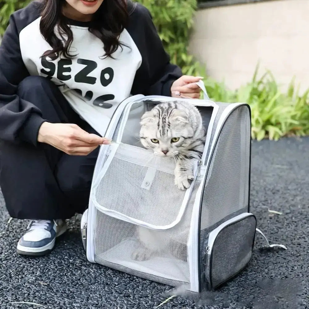 Sac à dos respirant chat - aération max | AirMiaou