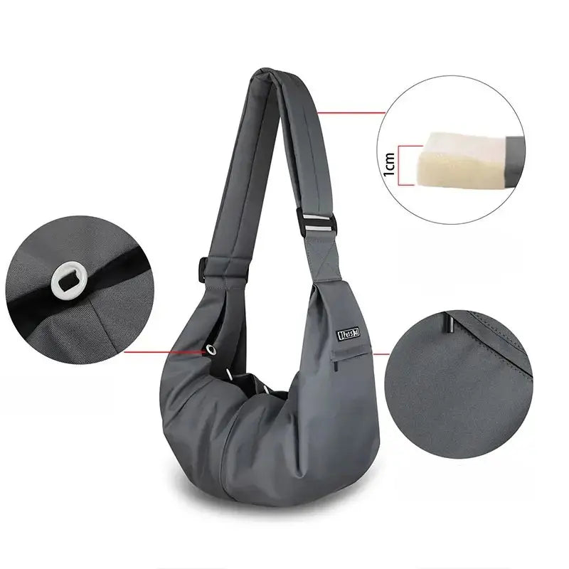 Sac bandoulière animaux - Confort & liberté | Petskd