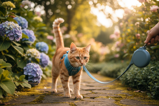 À partir de quel âge promener son chat en laisse ?
