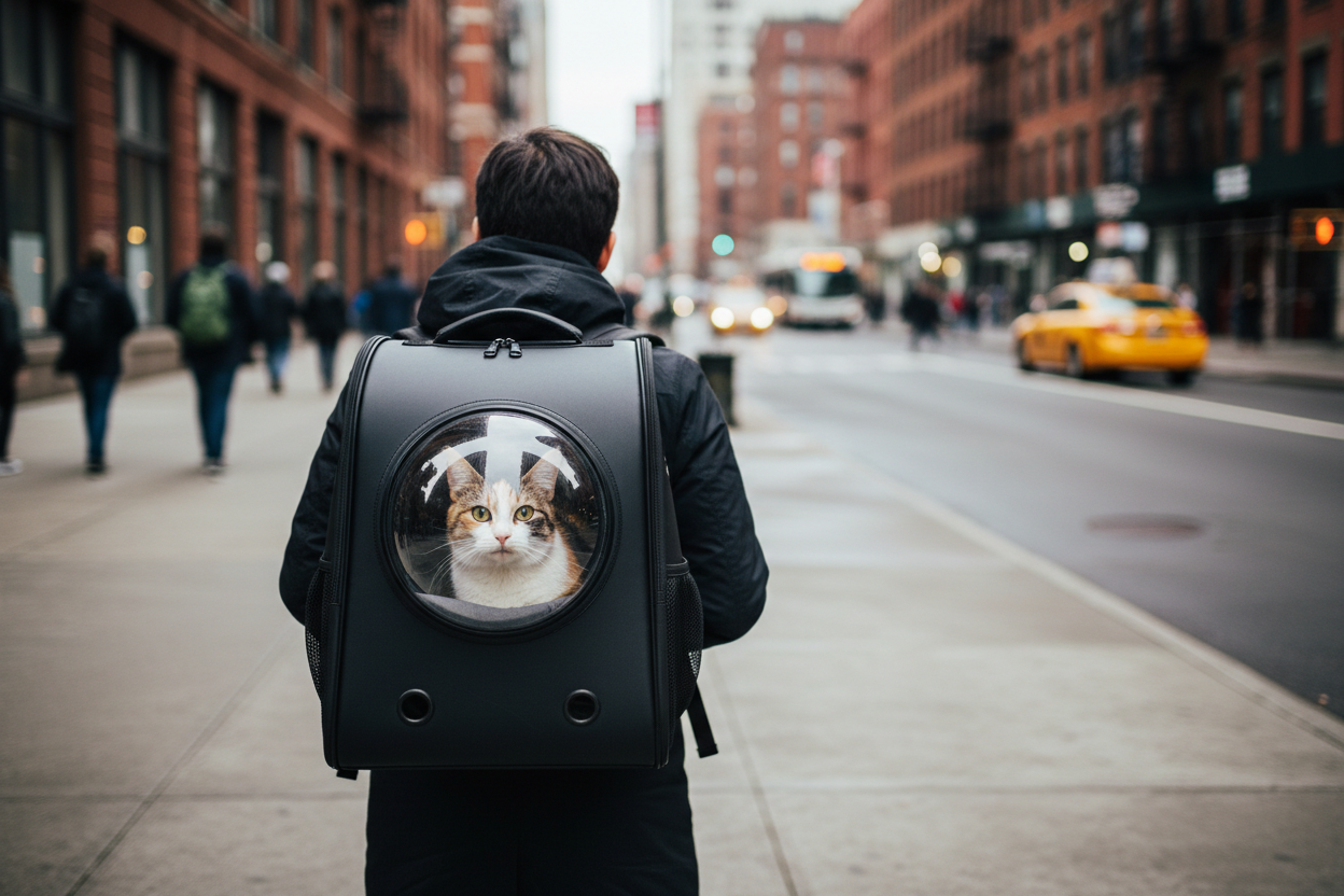 Peut-on promener son chat dans un sac à dos ? Guide complet