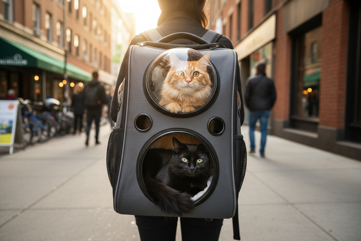 Sac à dos pour 2 chats : guide complet pour transporter vos félins en toute sécurité