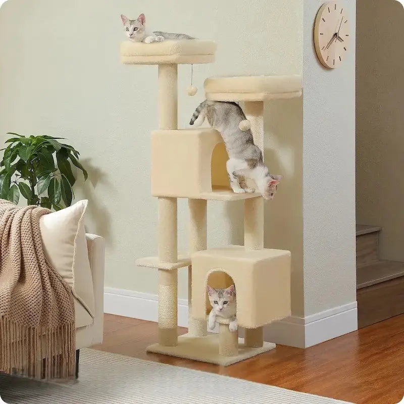 Arbre à chat 130 cm - Stable & spacieux | CatKit