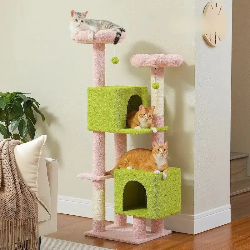 Arbre à chat 130 cm - Stable & spacieux | CatKit