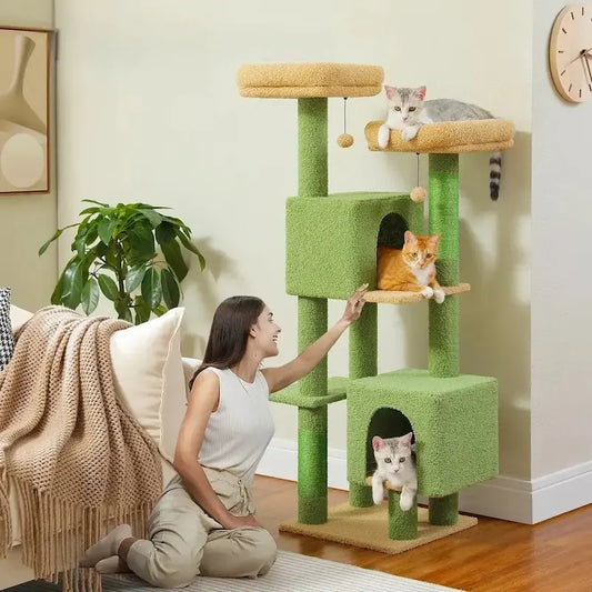 Arbre à chat 130 cm - Stable & spacieux | CatKit