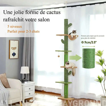 Arbre à chat cactus - Déco & griffoir | FeliCactu