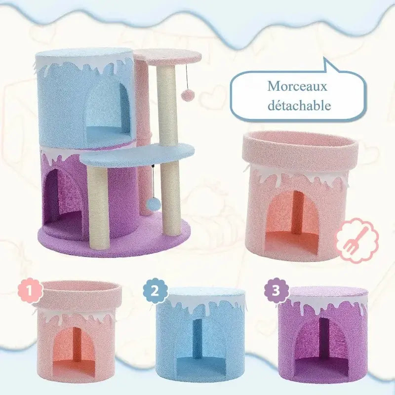 Arbre à chat tour - Gain de hauteur | CatPlay