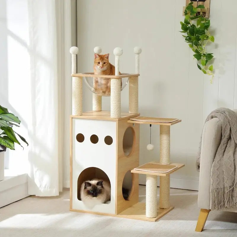 Arbre à chat en bois