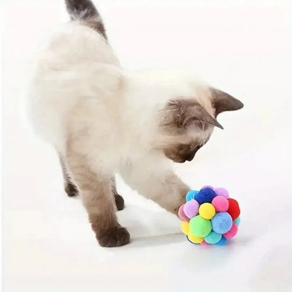 Balle pour chat colorée - Attire et engage votre félin