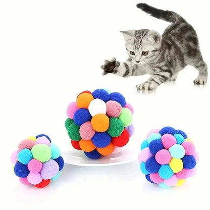 Balle pour chat colorée - Attire et engage votre félin