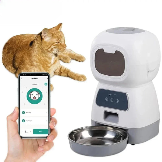 Distributeur croquettes pour chat - Programmable par Wifi