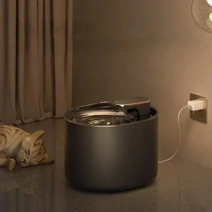 Fontaine à eau chat 3L - Eau fraîche et filtré