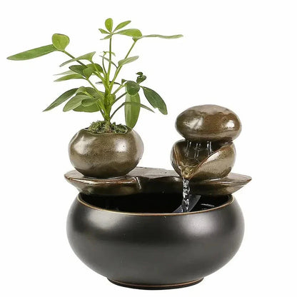 Fontaine à eau chat design - Céramique durable