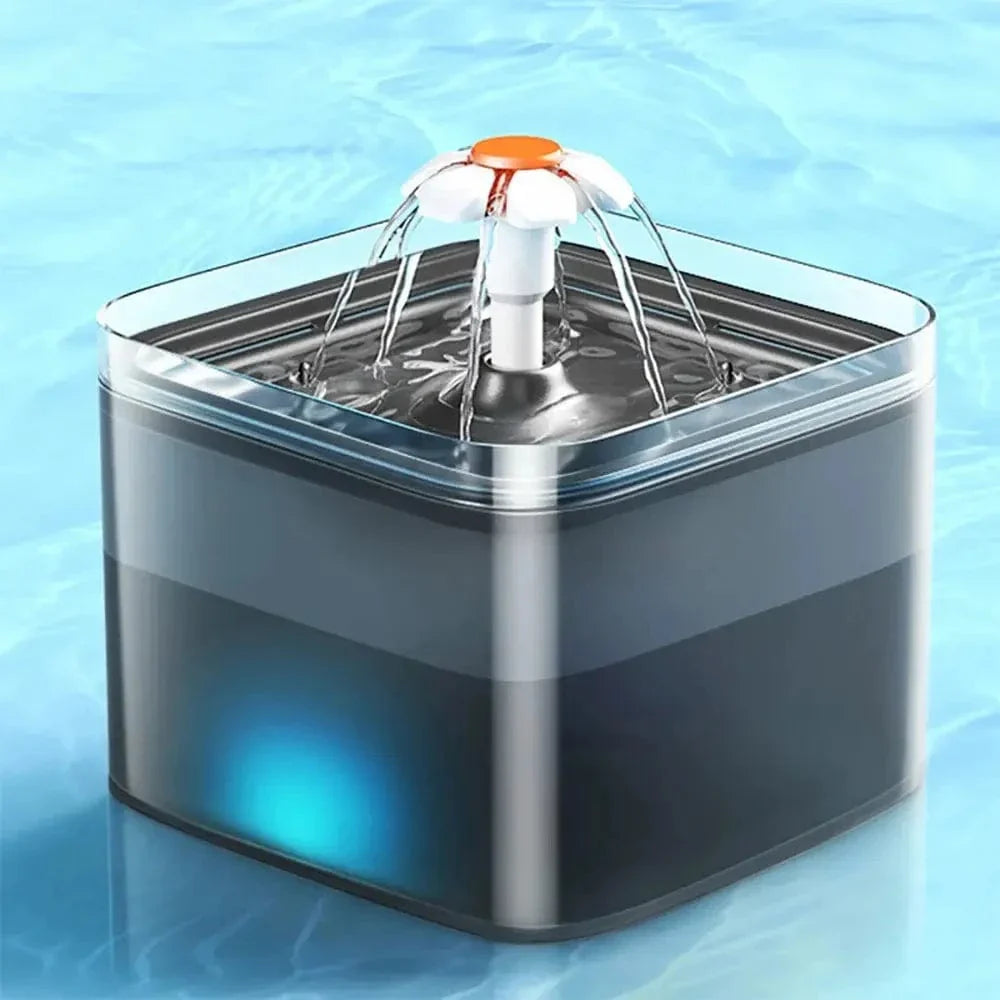 Fontaine à eau chat led - 2L, pratique et écologique