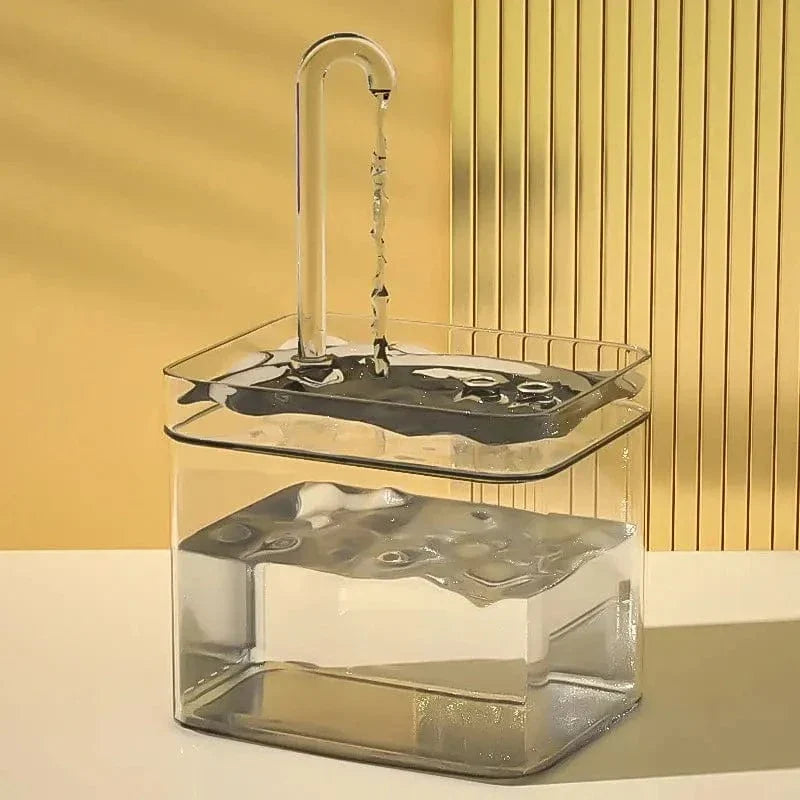 Fontaine à eau transparente pour chat Griffe d'Amour