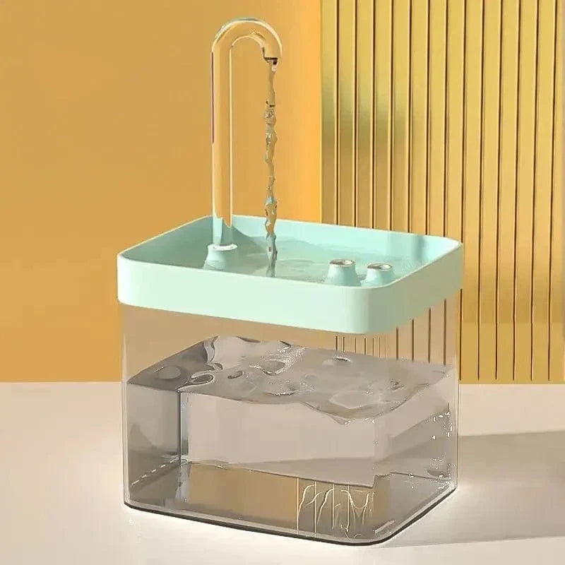 Fontaine à eau transparente pour chat Griffe d'Amour