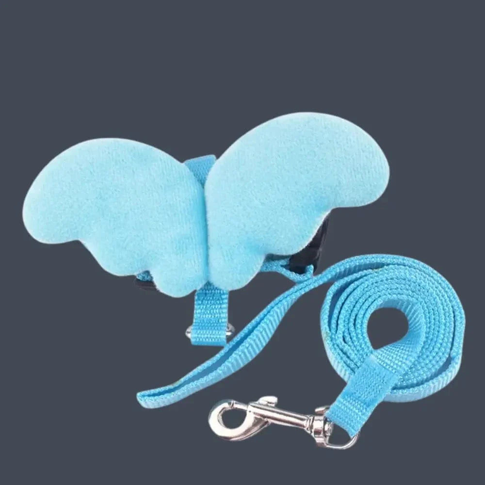 Harnais chat avec ailes - Style et liberté Griffe d'Amour