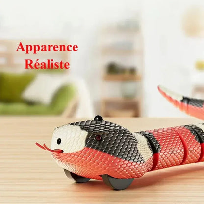 Jouet serpent pour chat - Stimule l'instinct de chasse