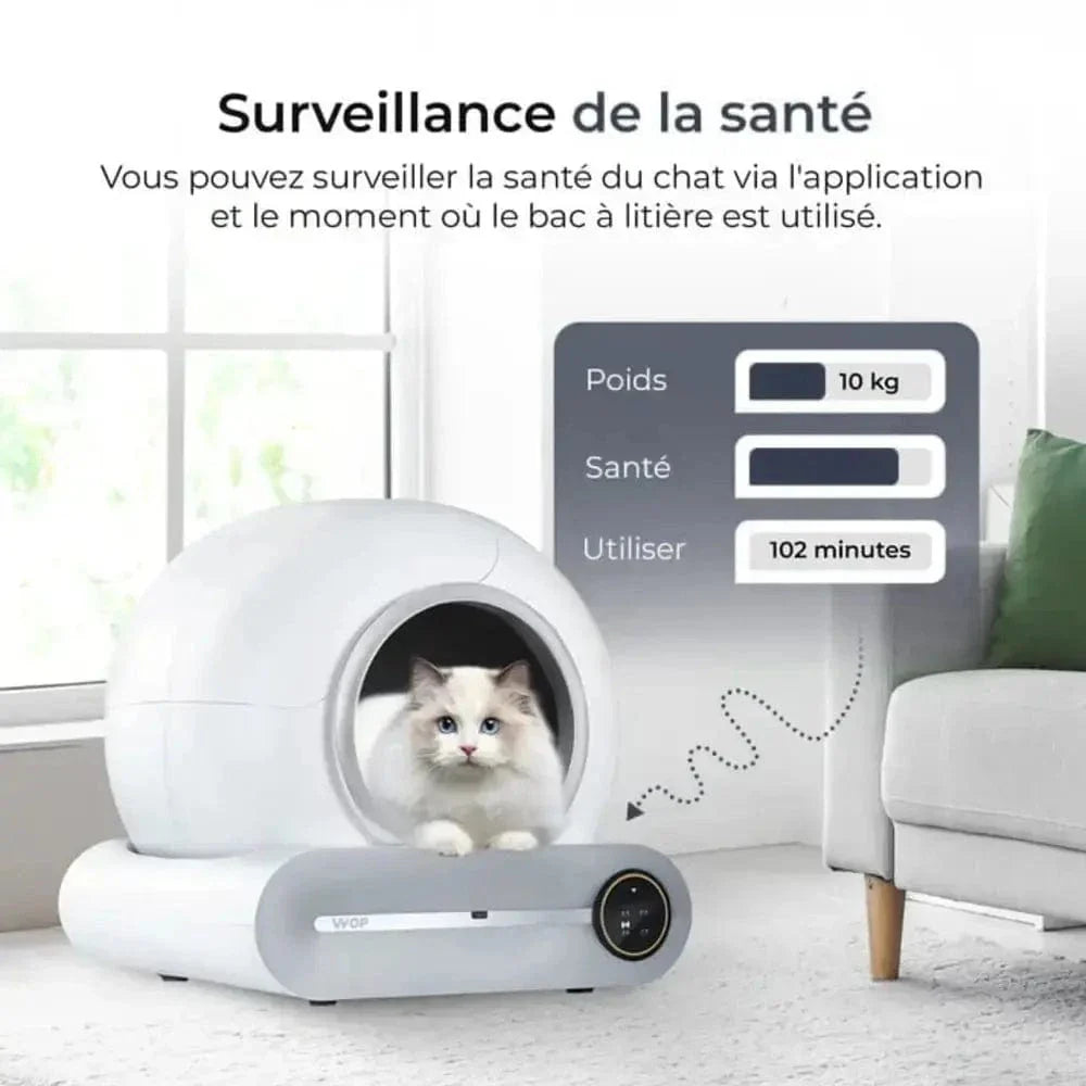 Litière auto-nettoyante - Pratique et sans odeur