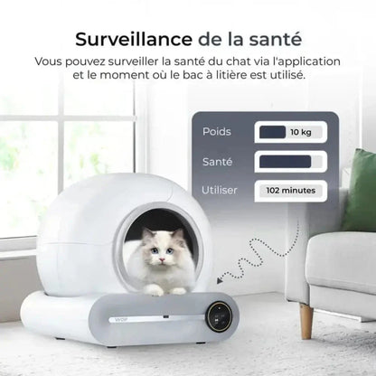 Litière auto-nettoyante - Pratique et sans odeur