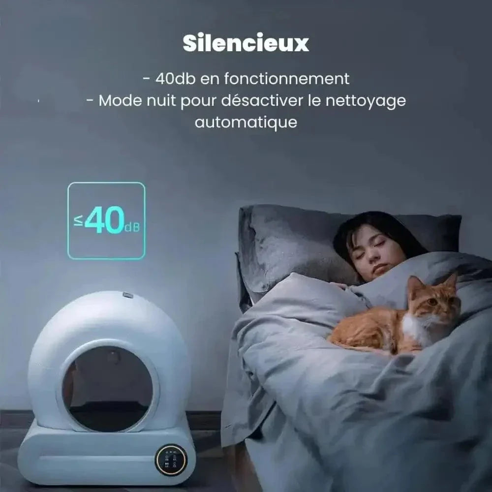Litière auto-nettoyante - Pratique et sans odeur