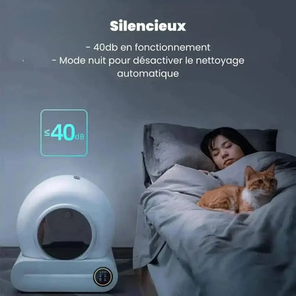 Litière auto-nettoyante - Pratique et sans odeur
