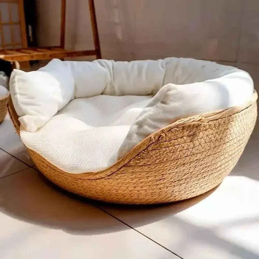 Panier chat bambou - Griffe d'Amour