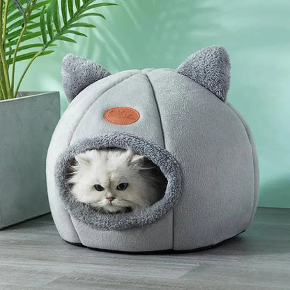 Panier chat tête de chat – Lieu douillet et sécurisé