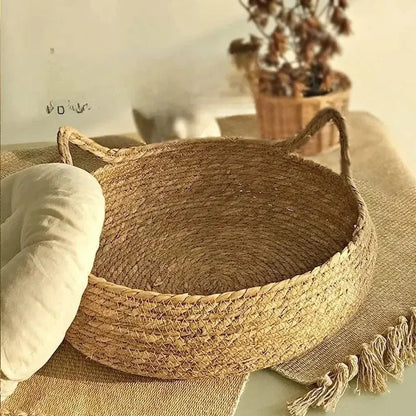 Panier en osier pour chat - Le confort au naturel