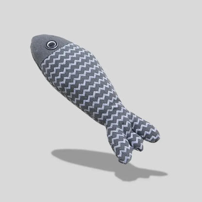 Peluche poisson herbe a chat - Griffe d'Amour