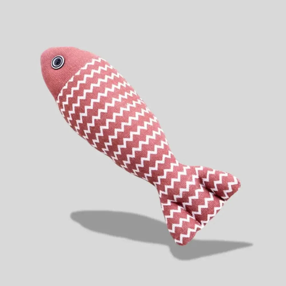 Peluche poisson herbe a chat - Griffe d'Amour