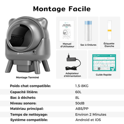 CuraPaw – La litière automatique pour chat autonettoyante et connectée