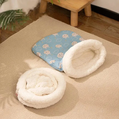 Sac de couchage pour chat - Douillet et chaleureux