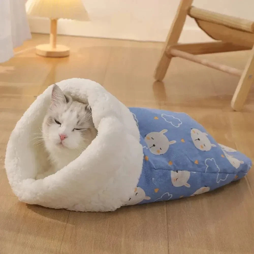 Sac de couchage pour chat - Douillet et chaleureux