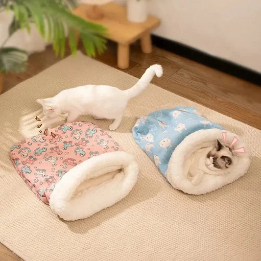 Sac de couchage pour chat - Douillet et chaleureux