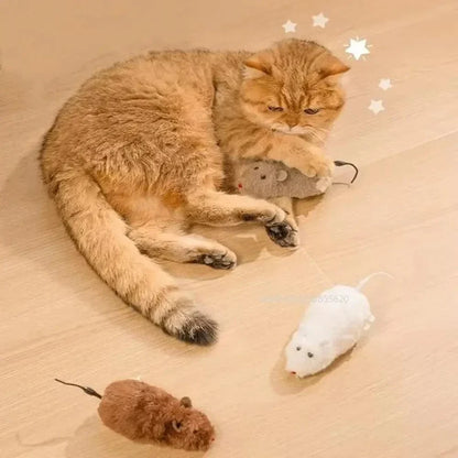 Souris pour chat interactive - Stimule l'instinct de chasse