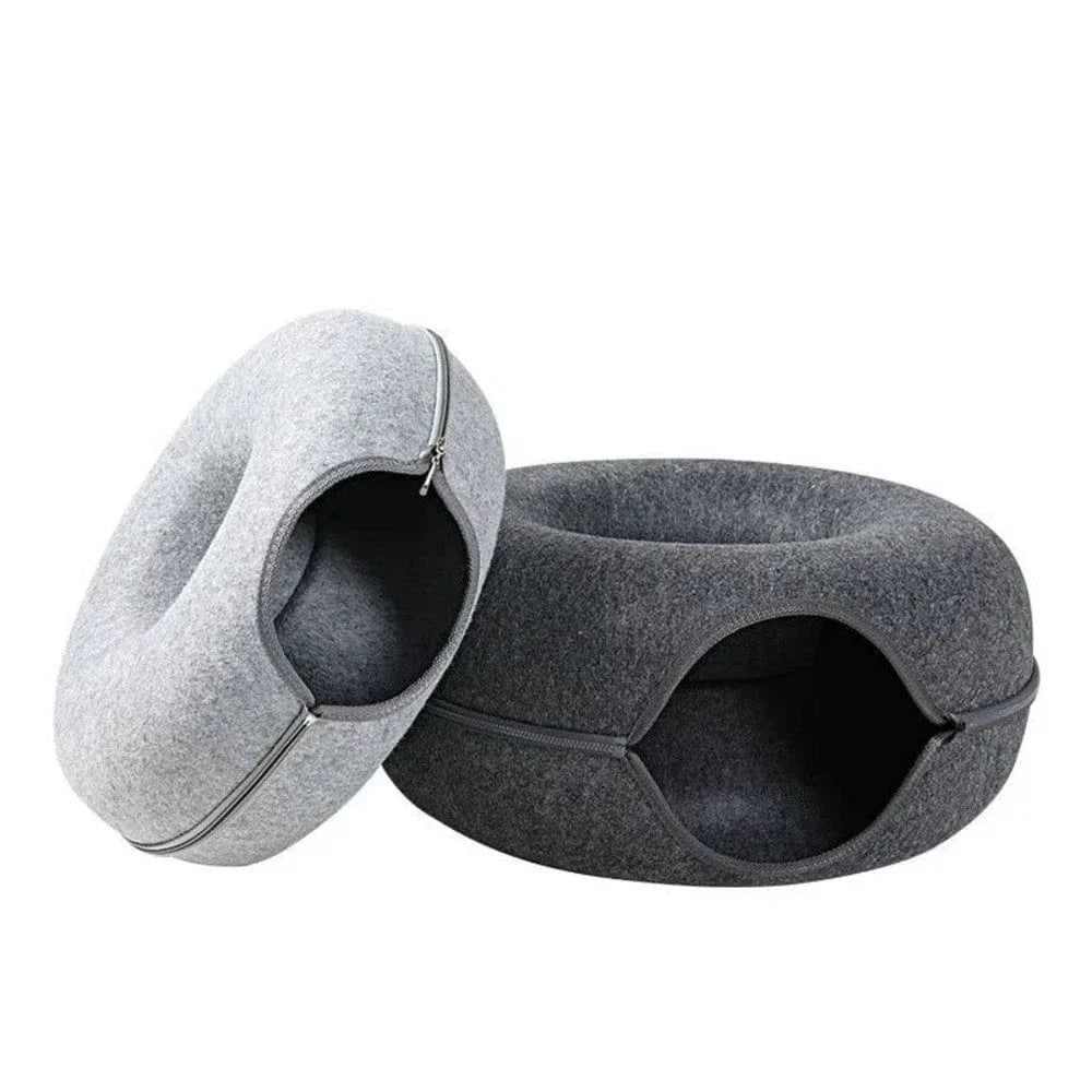 Tunnel donut chat - Sieste et jeu
